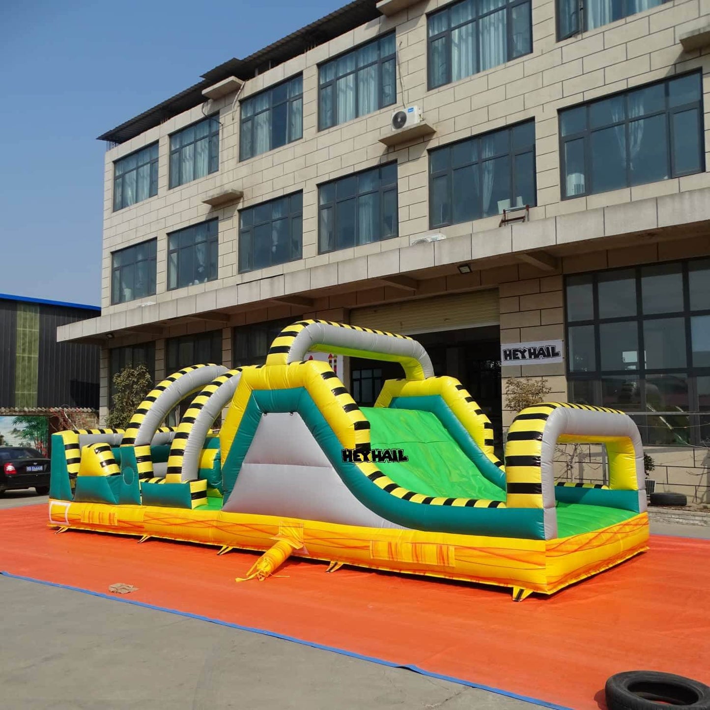 30ft Commercial Obstacle Course for Sale – 9 × 3.5 × 3 m