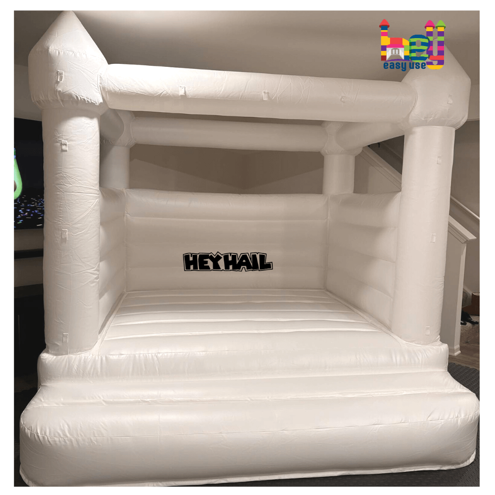 mini white bounce house review