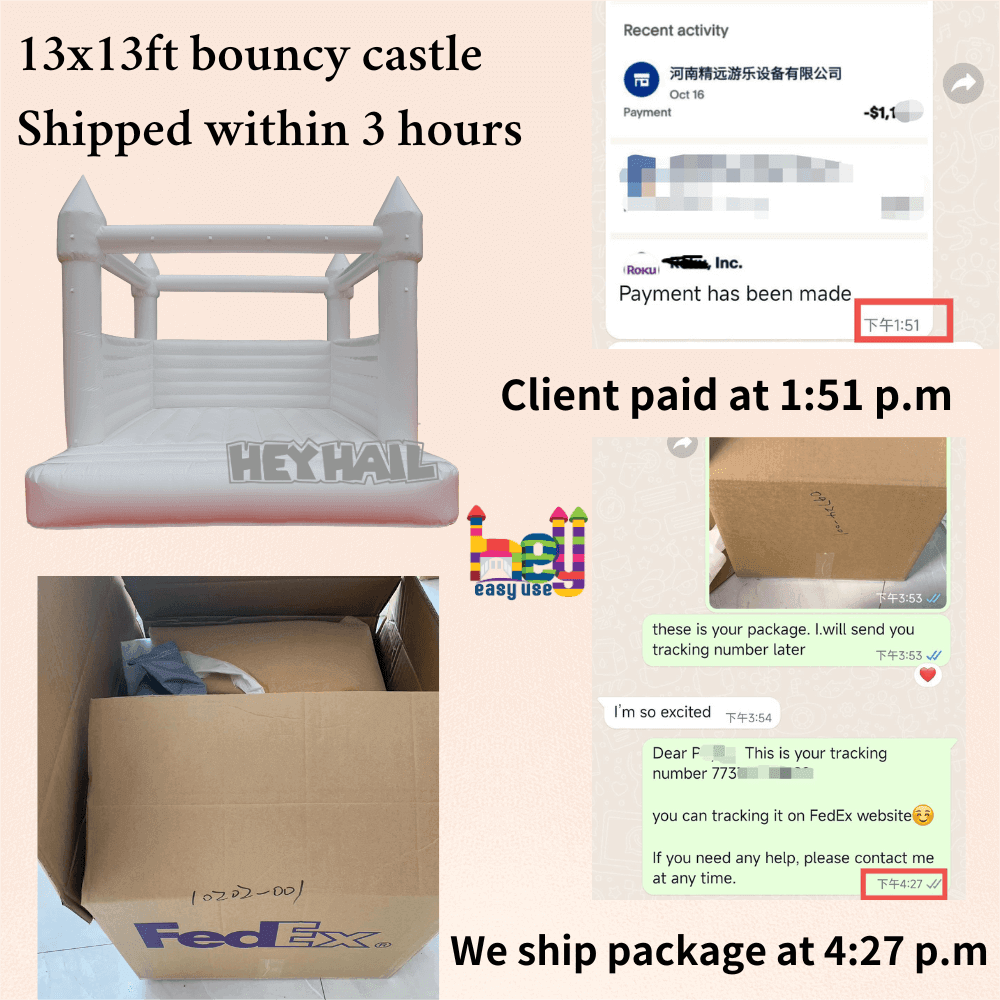 How fast you can receive the white bounce? - Heyhail