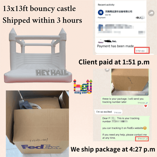 How fast you can receive the white bounce? - Heyhail