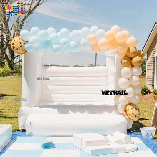 Experience to Buy Mini White Bounce House