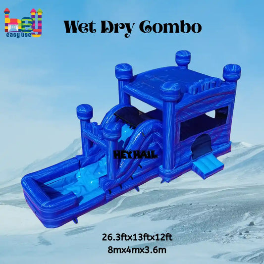 bounce house with slide for sale commercial