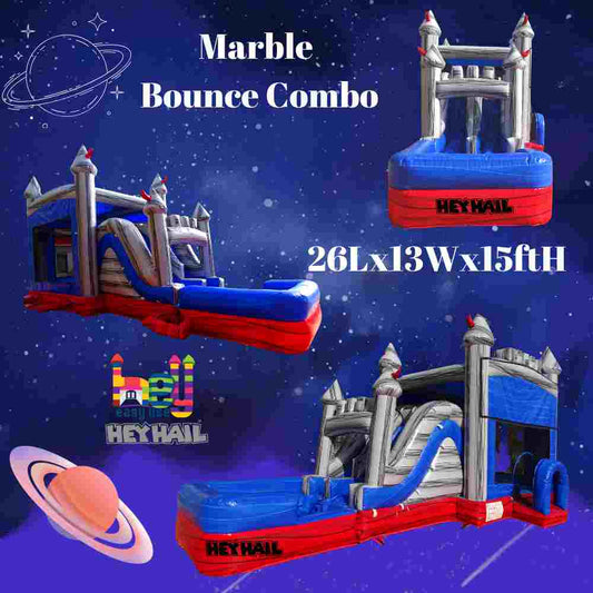 kids birthday party bounce house with slide