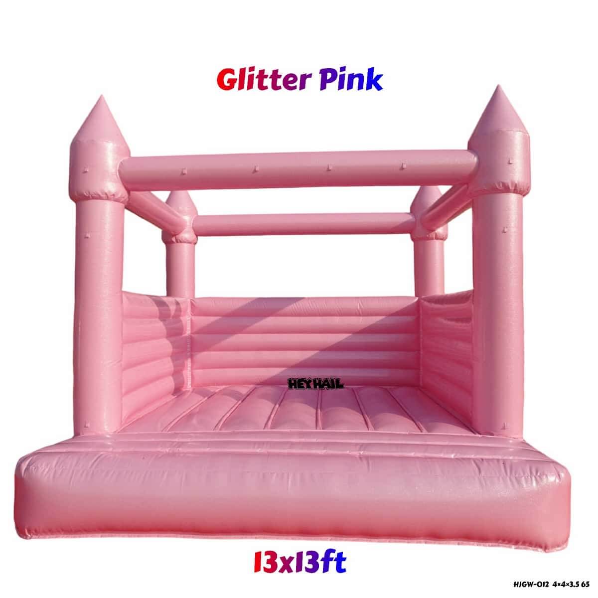 13 x 13 ft Pink Glitter Bounce House