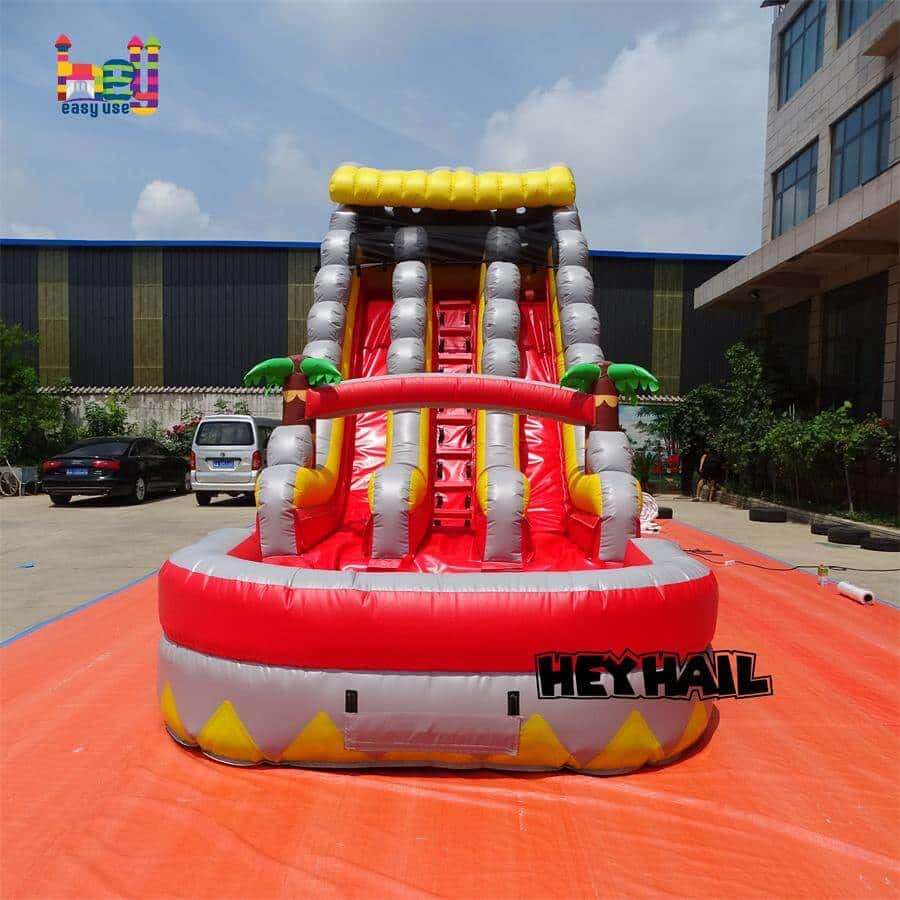 18ft dual lane wet dry slide