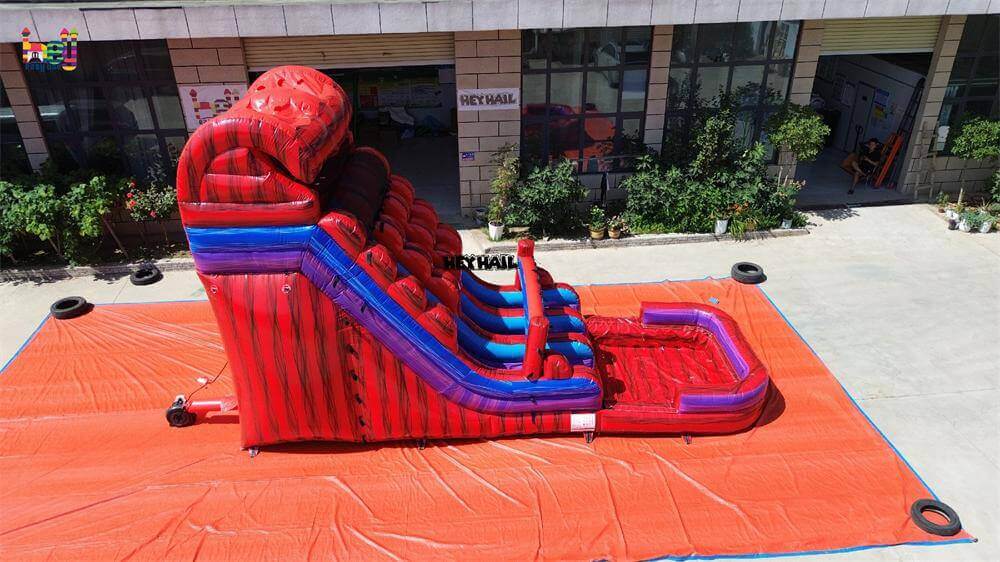 18ft Dual Lane Water Slide for sale