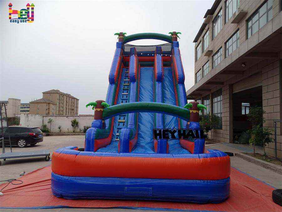 30ft dual lane water slide