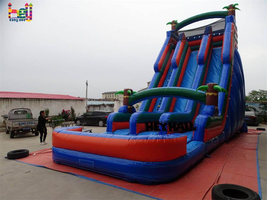 30ft dual lane water slide