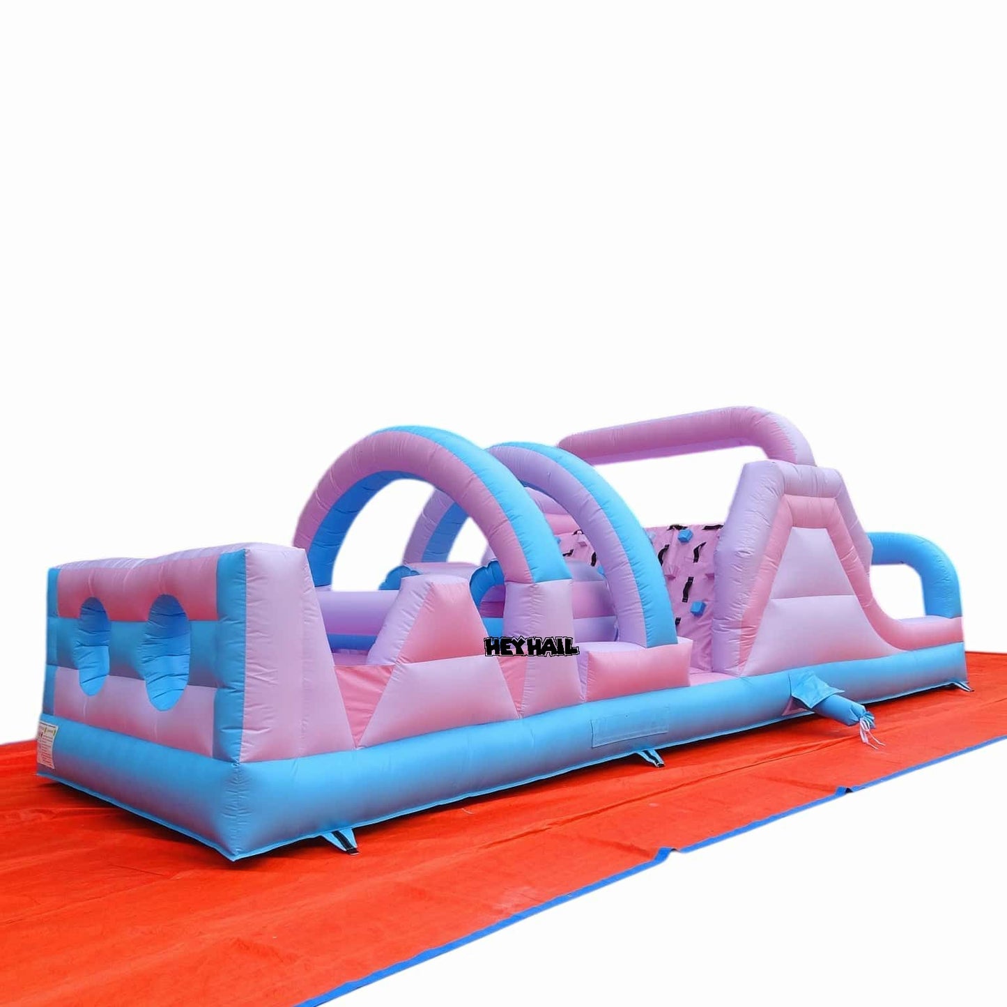30ft Pastel Inflatable Obstacle Course