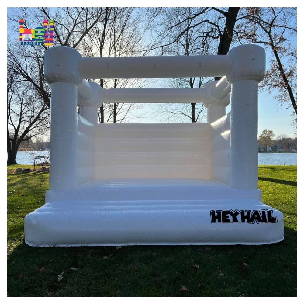 White Inflatable Bounce House