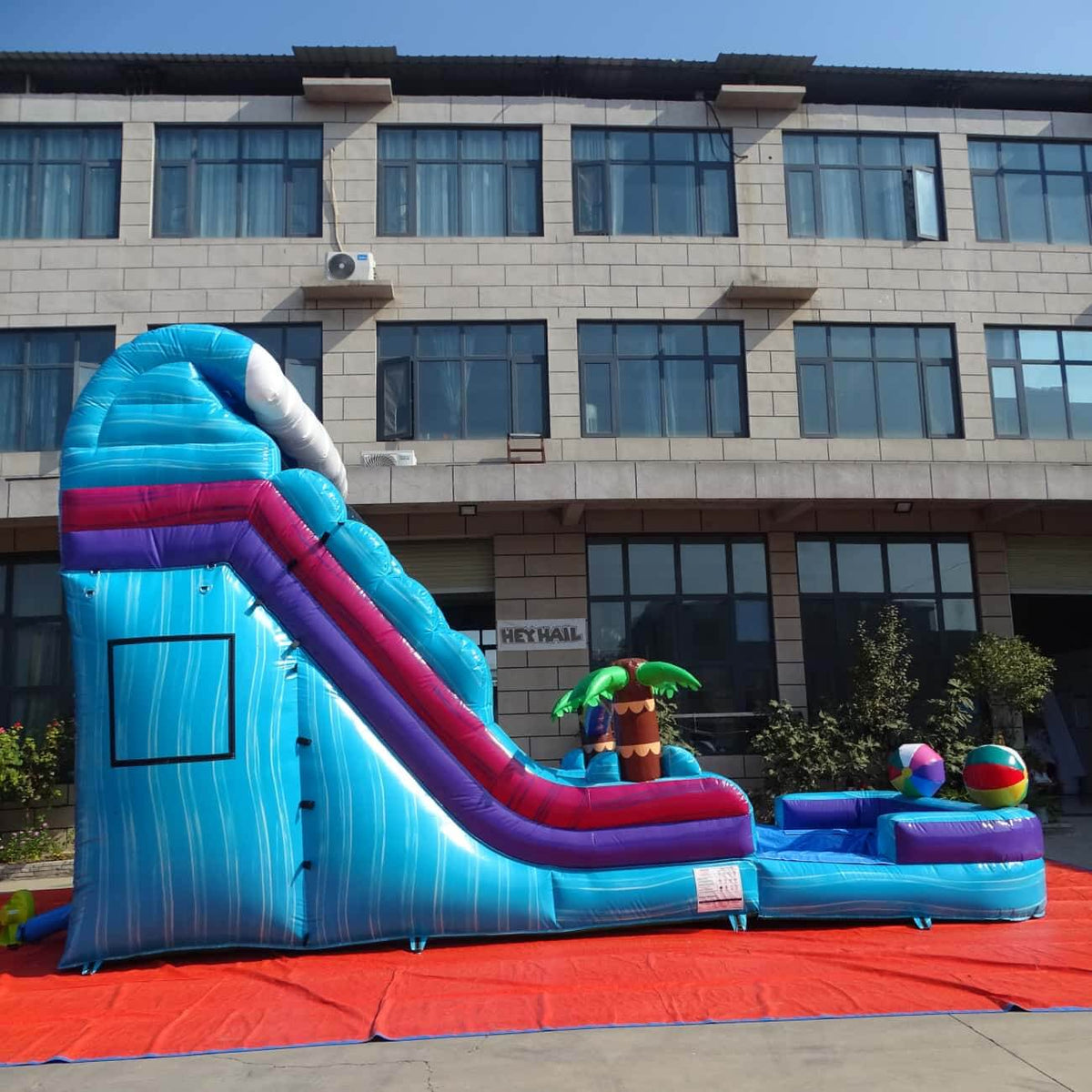 18ft Double Lane Water Slide