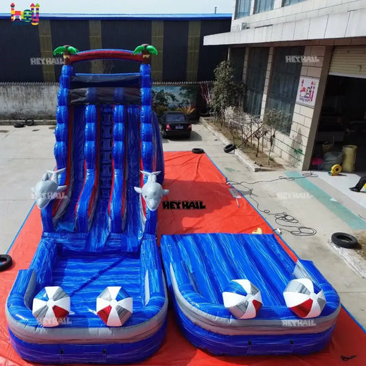 dual lane water slide wholesale / factory direct