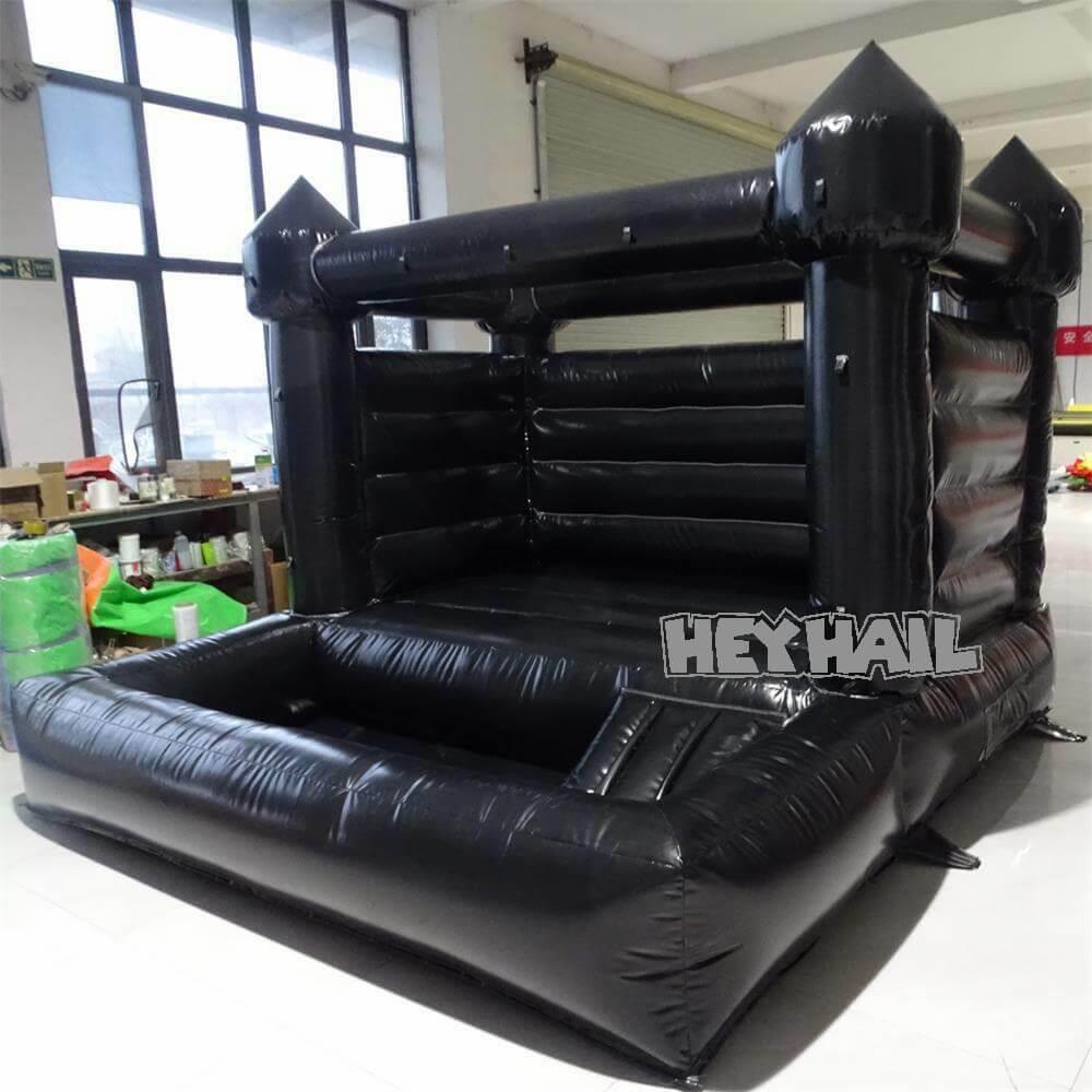 White Inflatable Bounce House - Heyhail